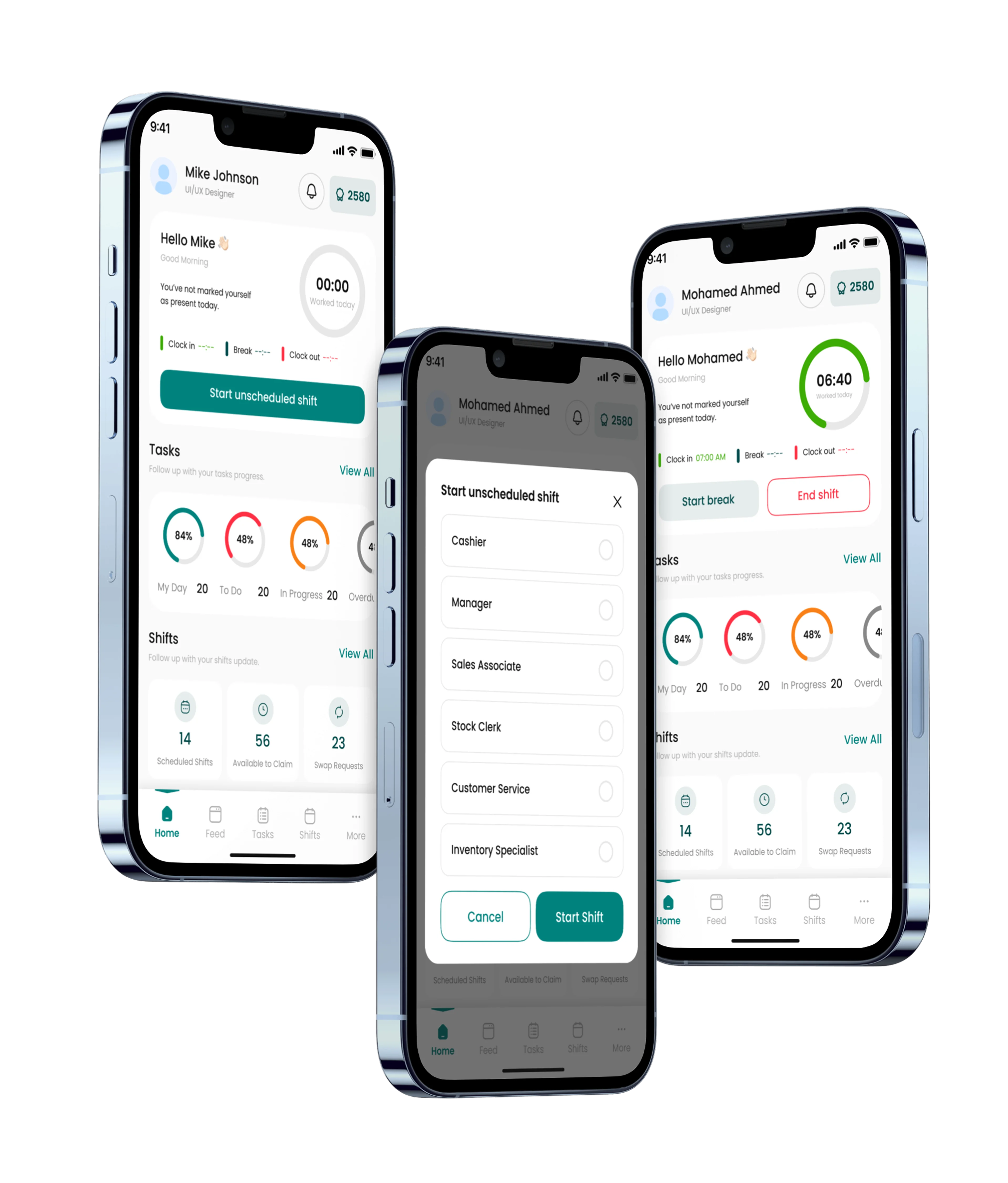 Forgot to schedule a shift? Track it anyway—properly.